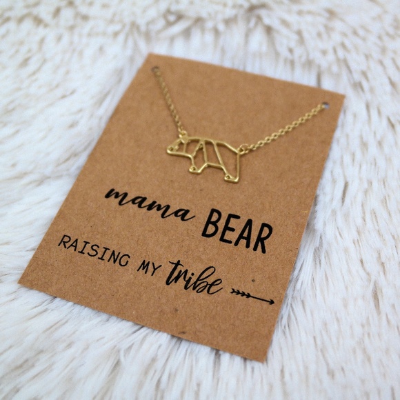 Geometric Bear Necklace - Picture 2 of 4